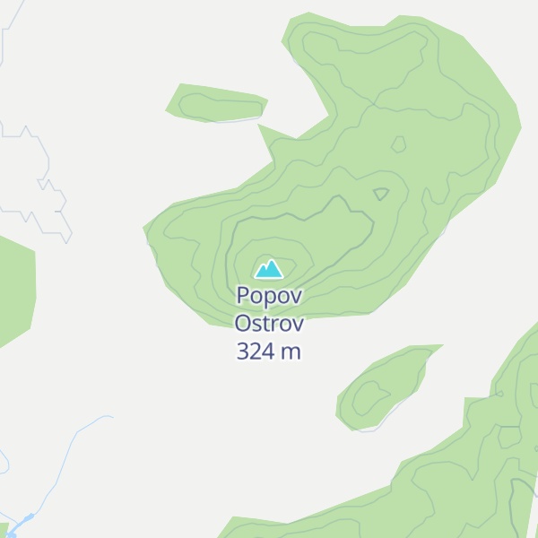 Map of Popov Ostrov