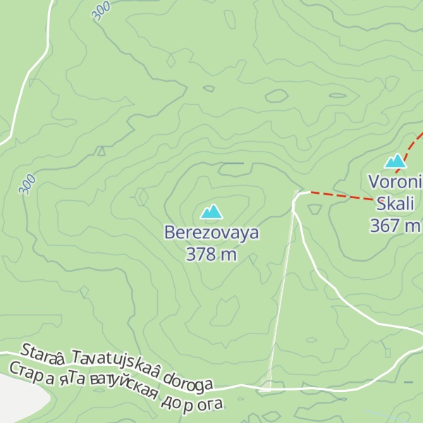 Map of Berezovaya