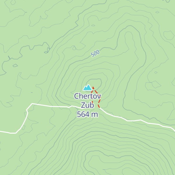 Map of Chertov Zub