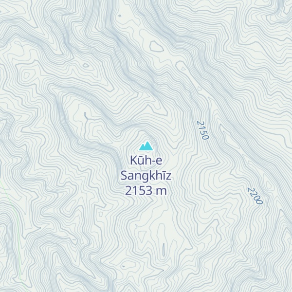Map of Kūh-e Sangkhīz