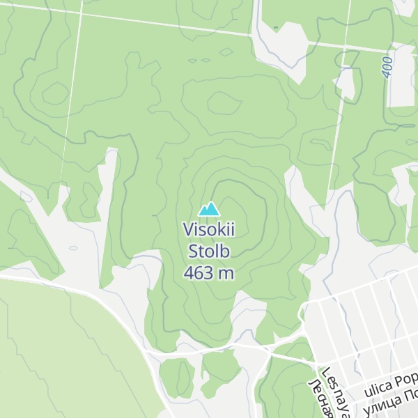 Map of Visokii Stolb