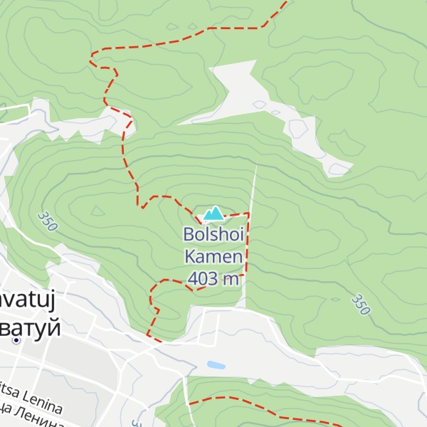 Map of Bolshoi Kamen