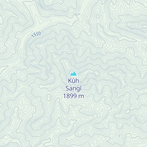 Map of Kūh Sangī