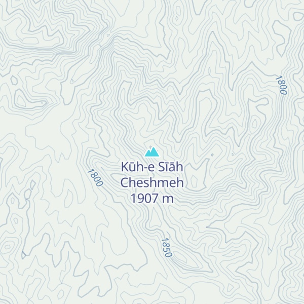 Map of Kūh-e Sīāh Cheshmeh