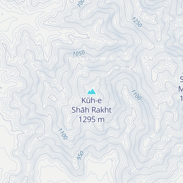 Map of Kūh-e Shāh Rakht