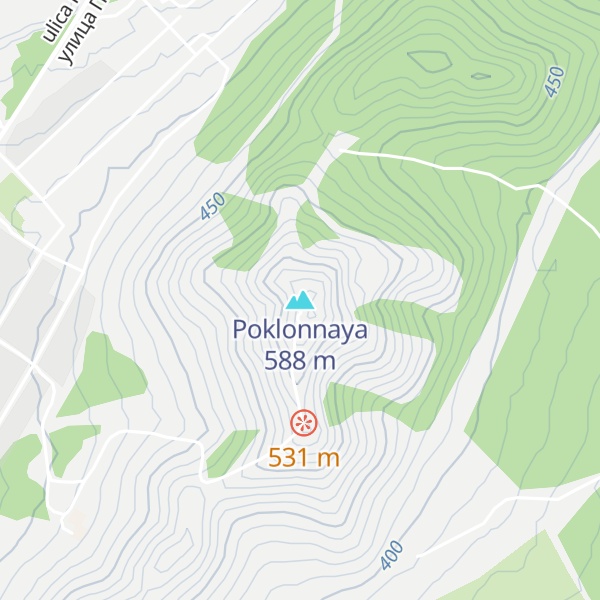 Map of Poklonnaya