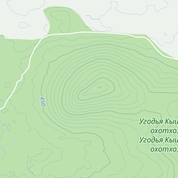 Map of Egustinskaya