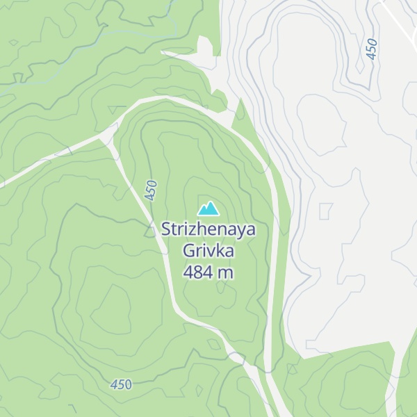 Map of Strizhenaya Grivka