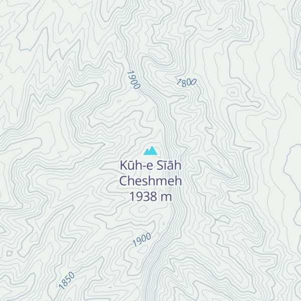 Map of Kūh-e Sīāh Cheshmeh