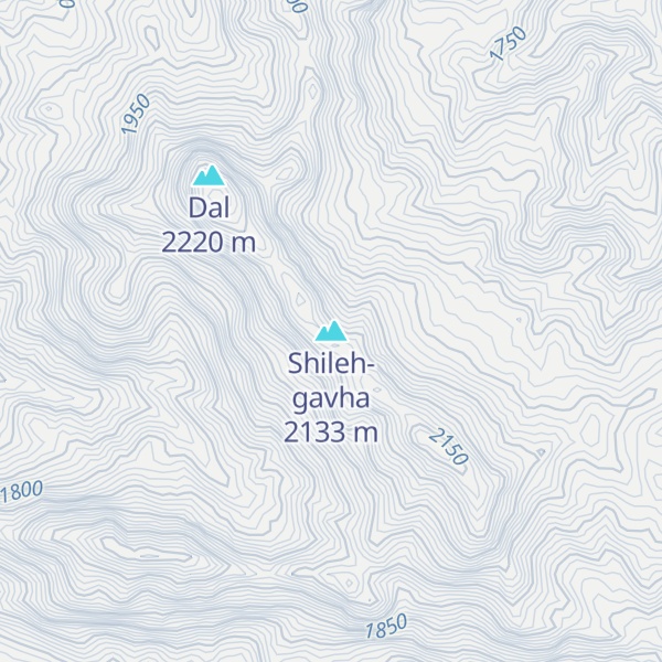 Map of Shileh-gavha