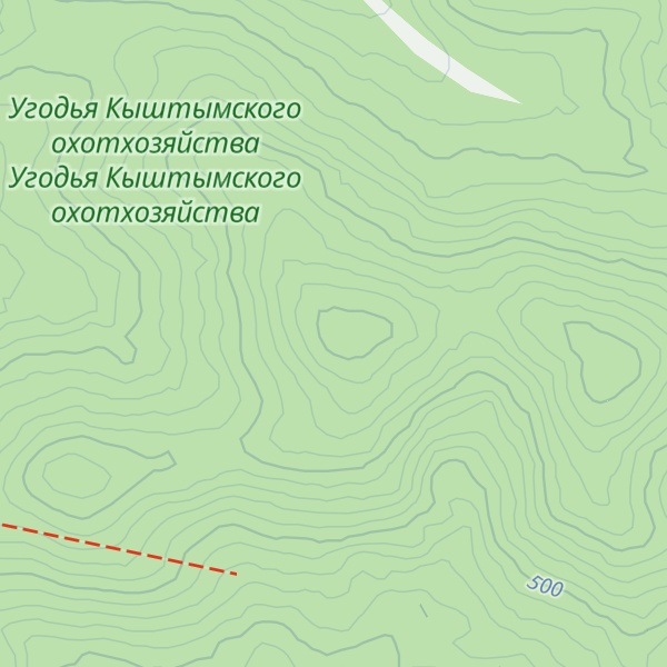 Map of Tsentral'naya