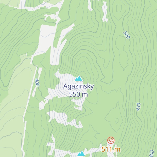 Map of Agazinsky