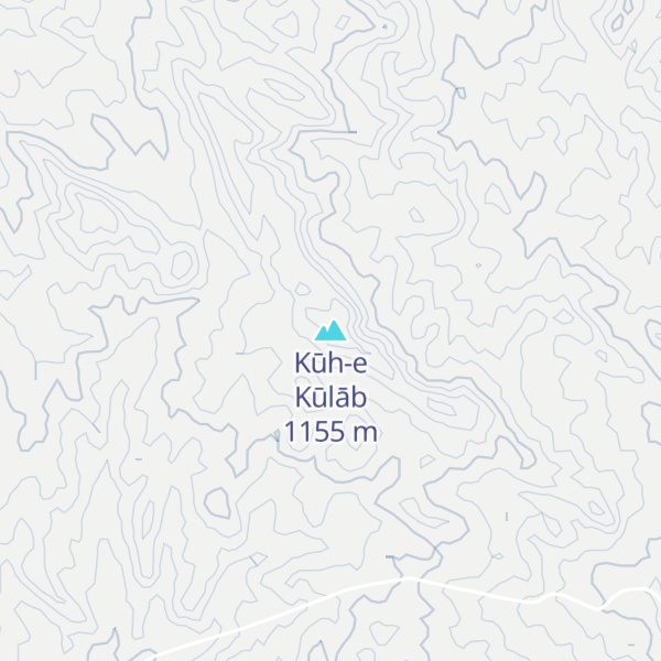 Map of Kūh-e Kūlāb