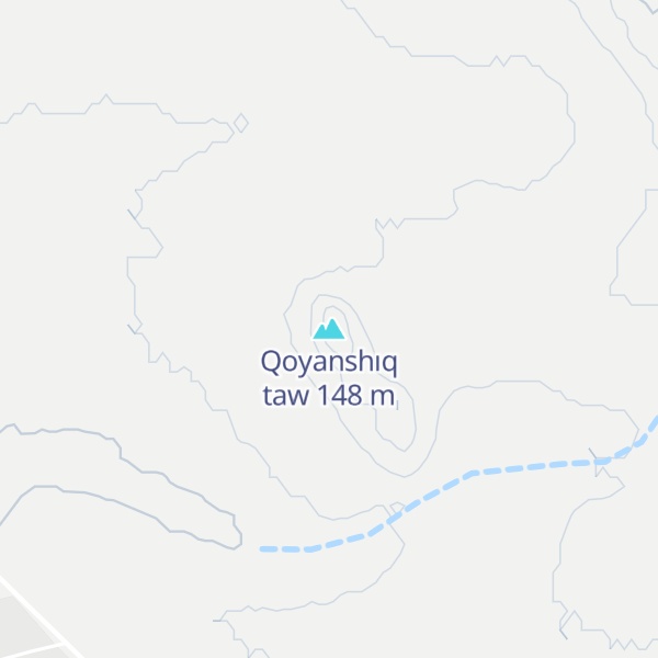 Map of Qoyanshıq taw