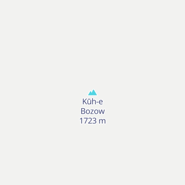 Map of Kūh-e Bozow