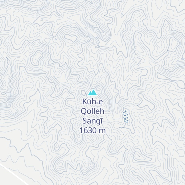 Map of Kūh-e Qolleh Sangī