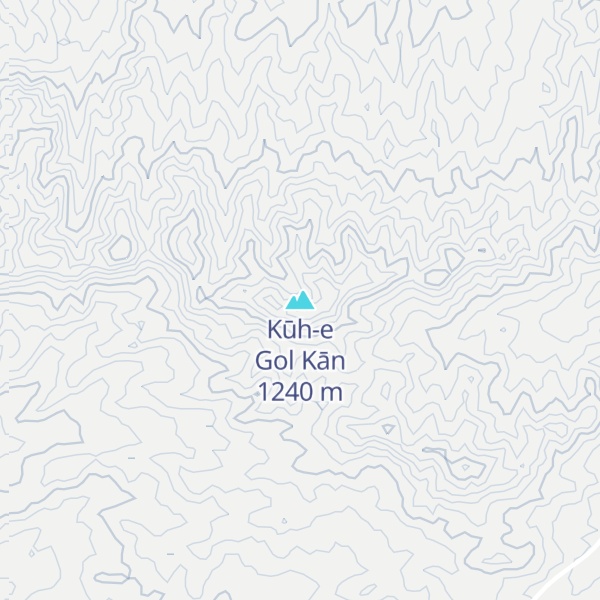 Map of Kūh-e Gol Kān