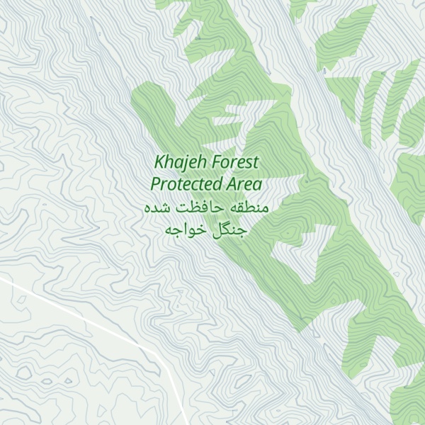 Map of Kūh-e Khvājeh