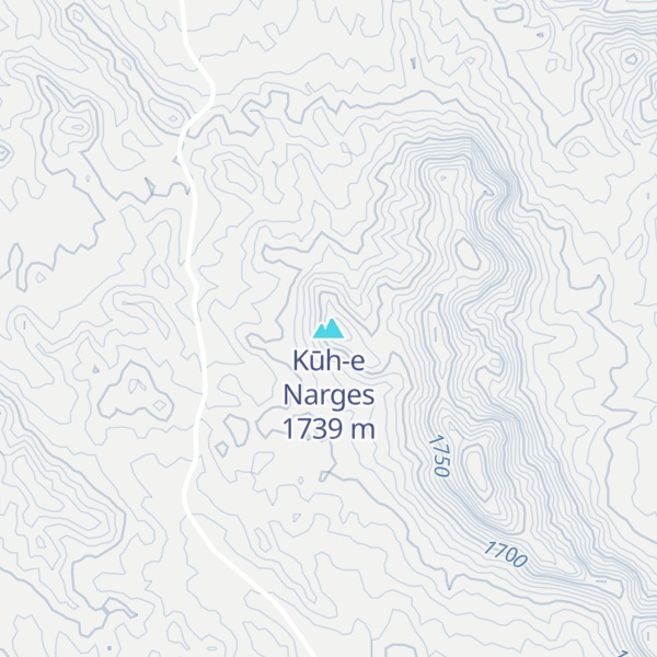 Map of Kūh-e Narges