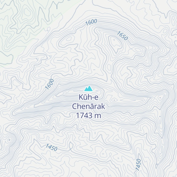 Map of Kūh-e Chenārak