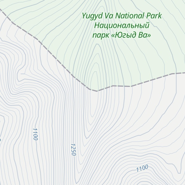 Map of Severnoe Lezvie
