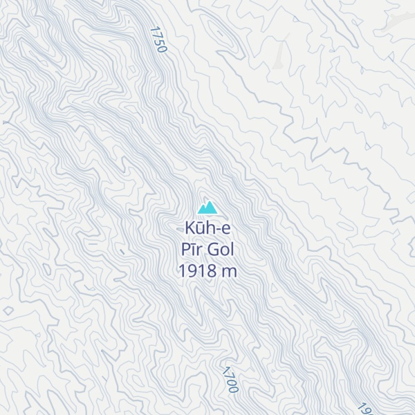 Map of Kūh-e Pīr Gol