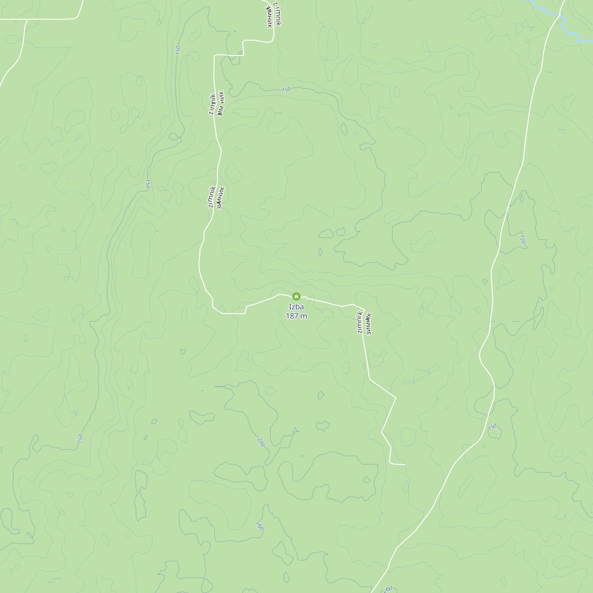 Izba map
