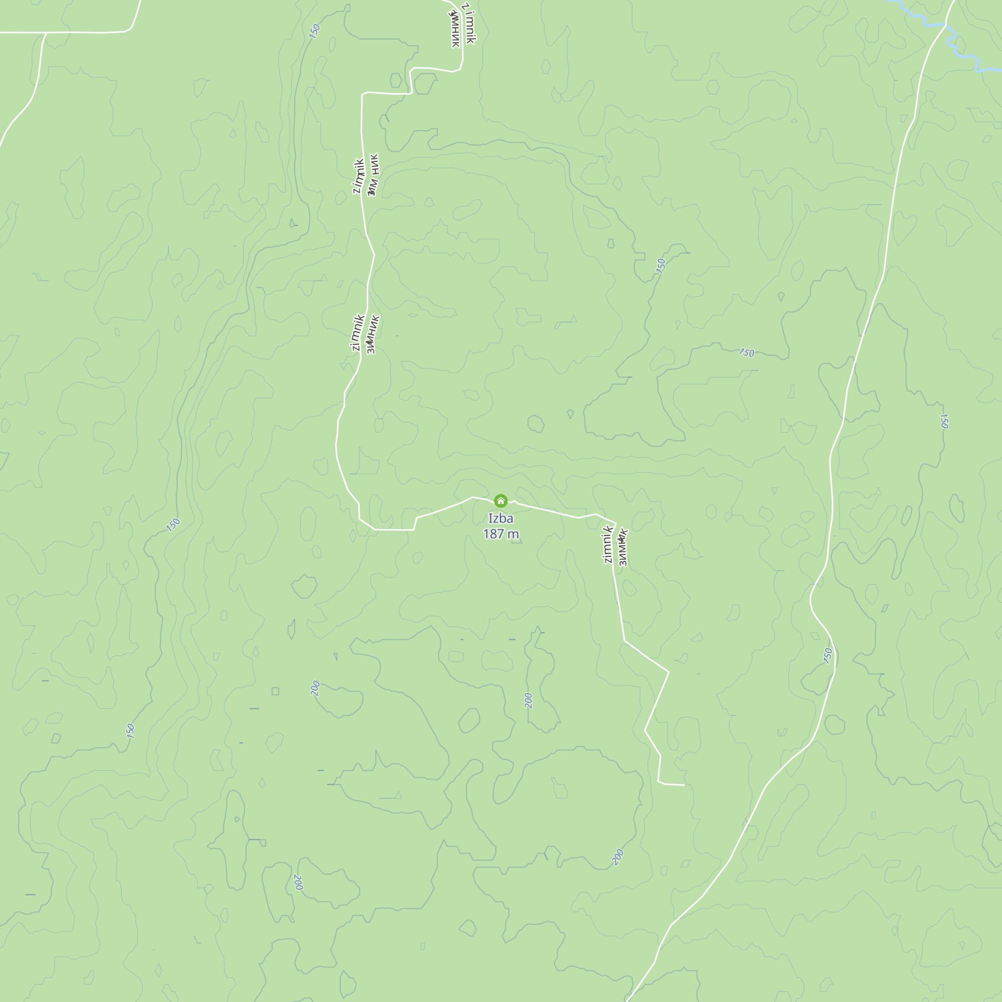 Izba map