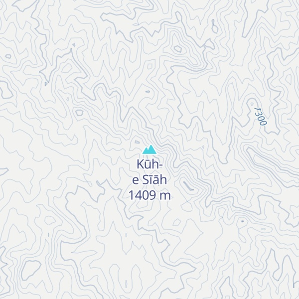 Map of Kūh-e Sīāh