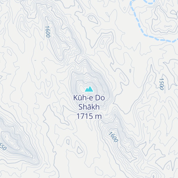 Map of Kūh-e Do Shākh