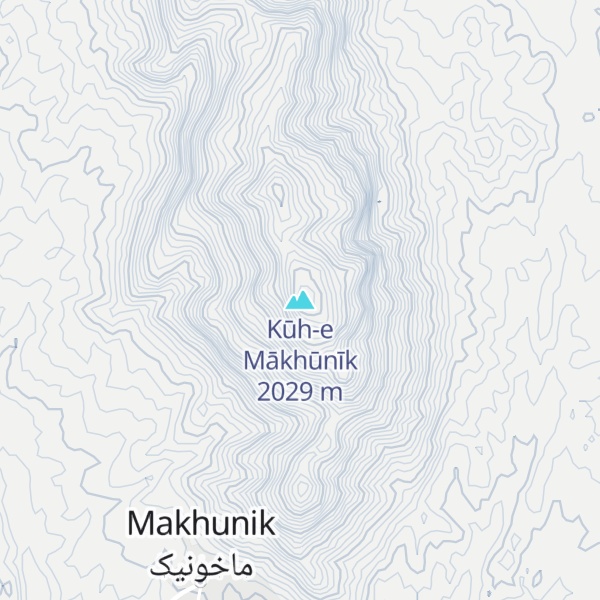 Map of Kūh-e Mākhūnīk
