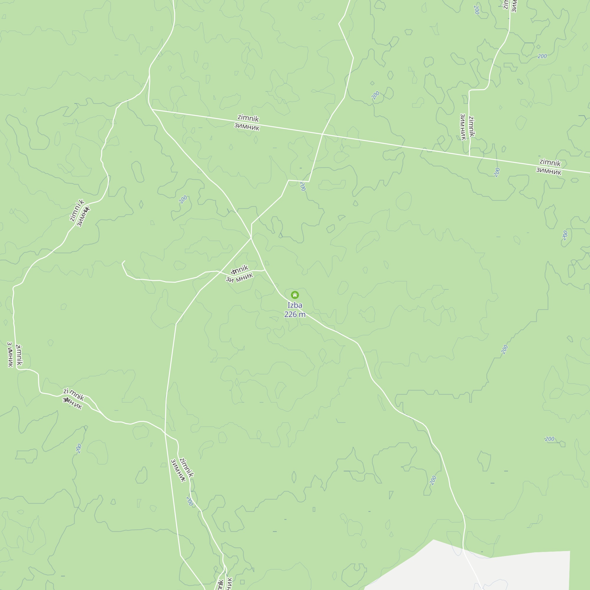 Izba map