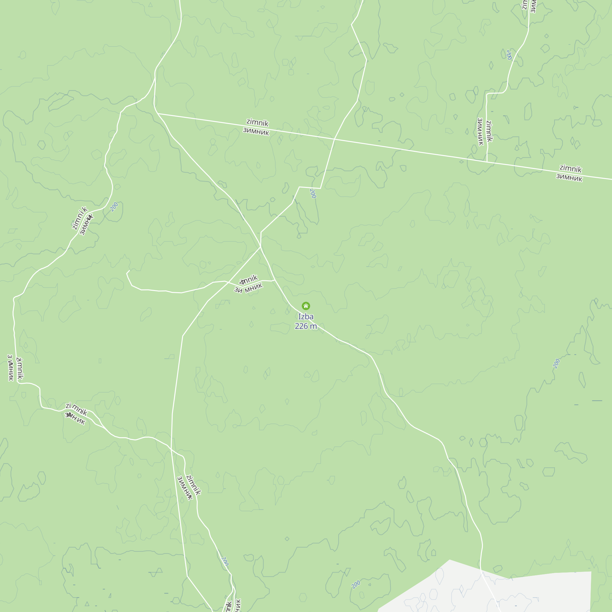Izba map