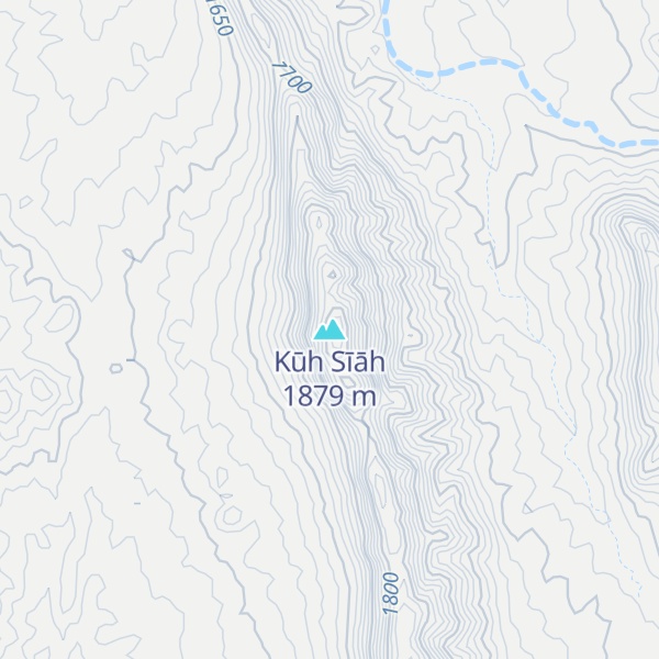 Map of Kūh Sīāh