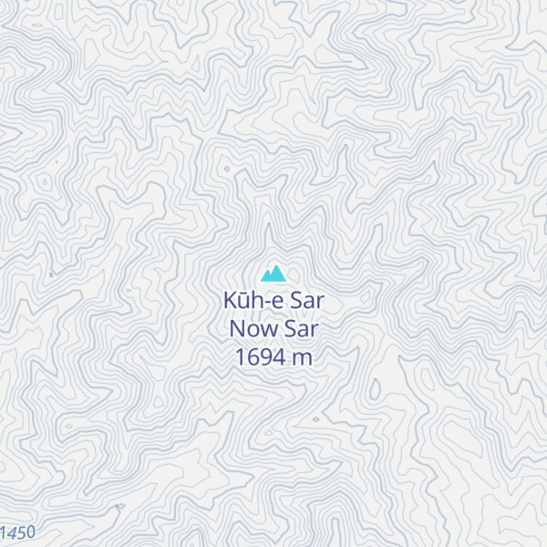Map of Kūh-e Sar Now Sar