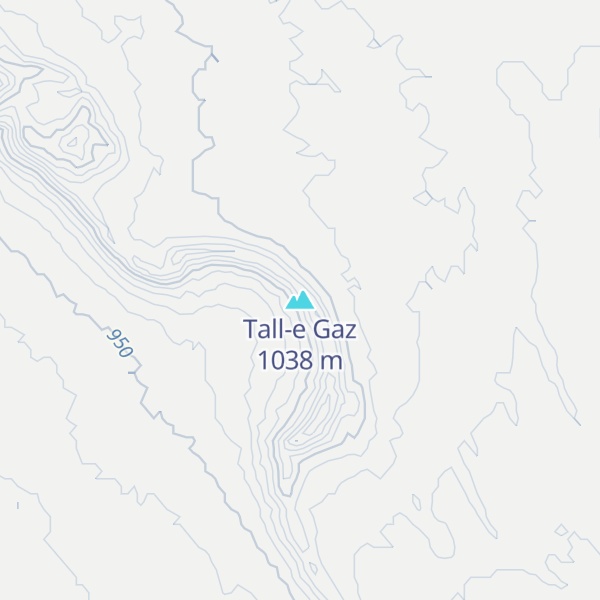 Map of Tall-e Gaz
