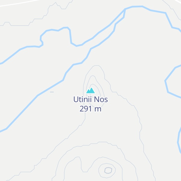 Map of Utinii Nos