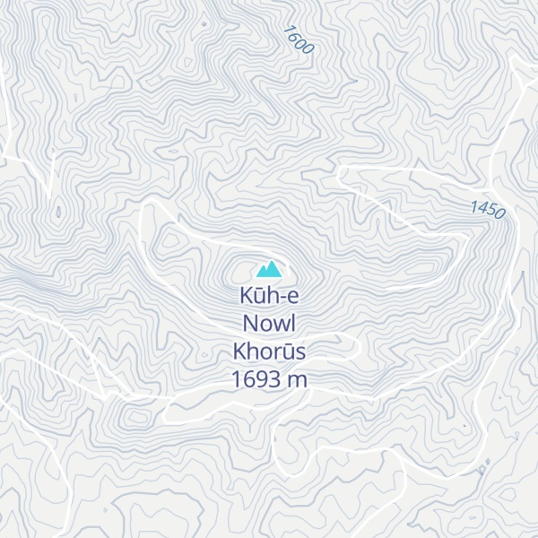 Map of Kūh-e Nowl Khorūs