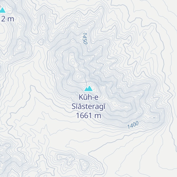 Map of Kūh-e Sīāsteragī
