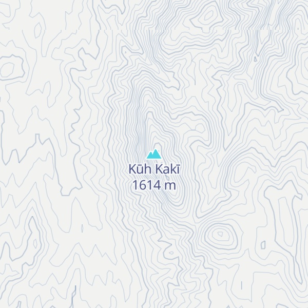 Map of Kūh Kakī