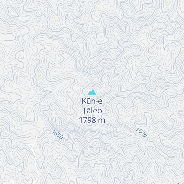 Map of Kūh-e Ţāleb