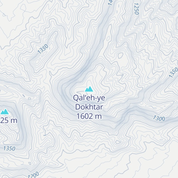 Map of Qal‘eh-ye Dokhtar