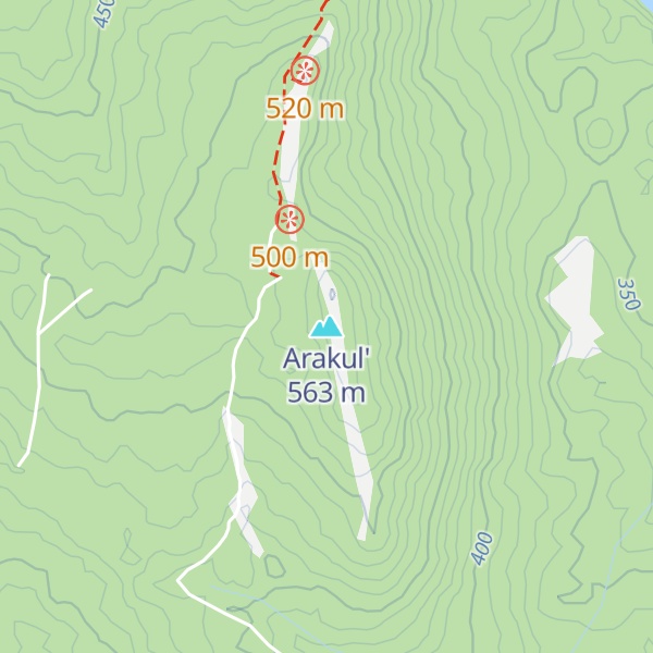 Map of Arakul'