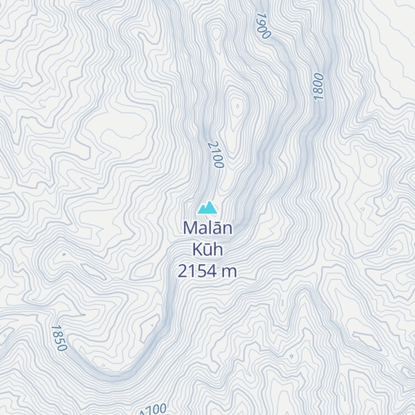 Map of Malān Kūh