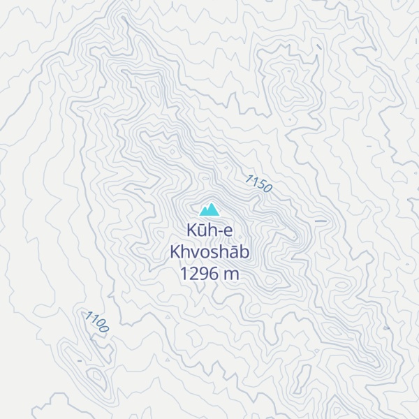 Map of Kūh-e Khvoshāb