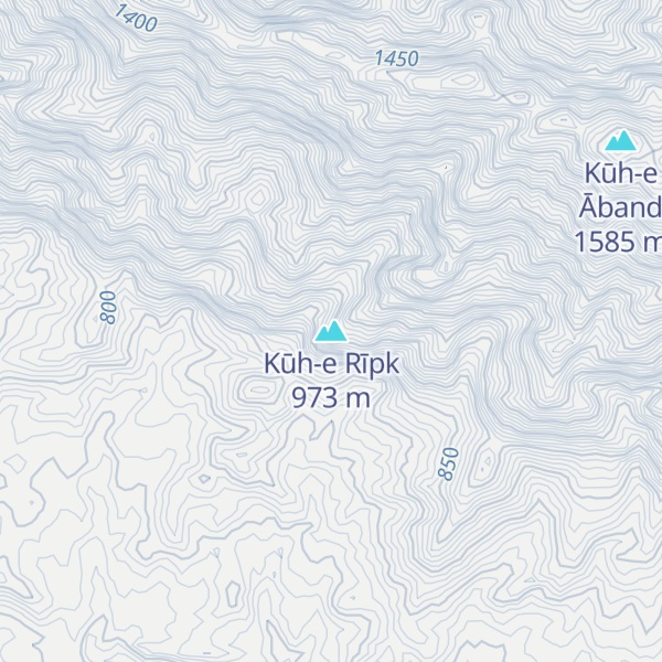 Map of Kūh-e Rīpk