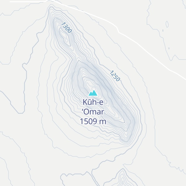 Map of Kūh-e ‘Omar