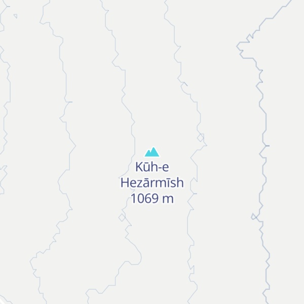 Map of Kūh-e Hezārmīsh