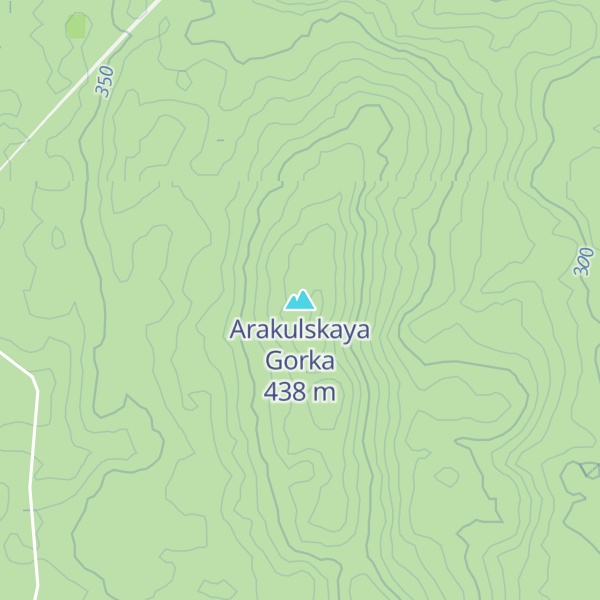 Map of Arakulskaya Gorka