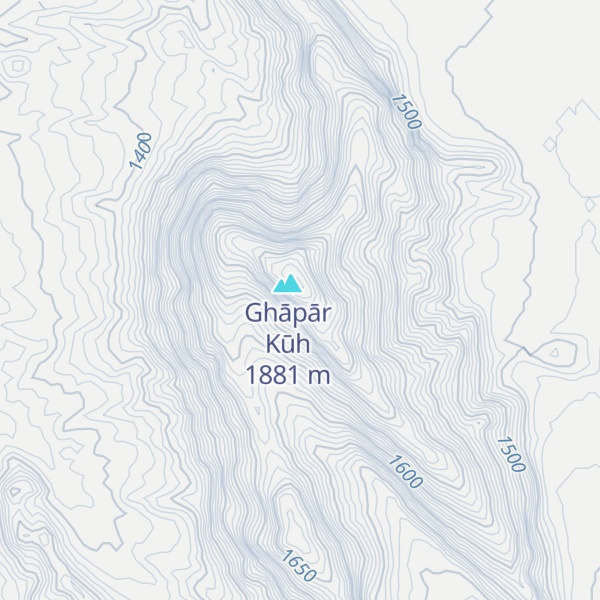 Map of Rāpār Kūh